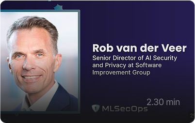 Protecting AI Through People, Processes & Technology w/ Rob van der Veer