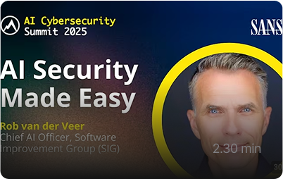 AI security made easy w/ Rob van der Veer